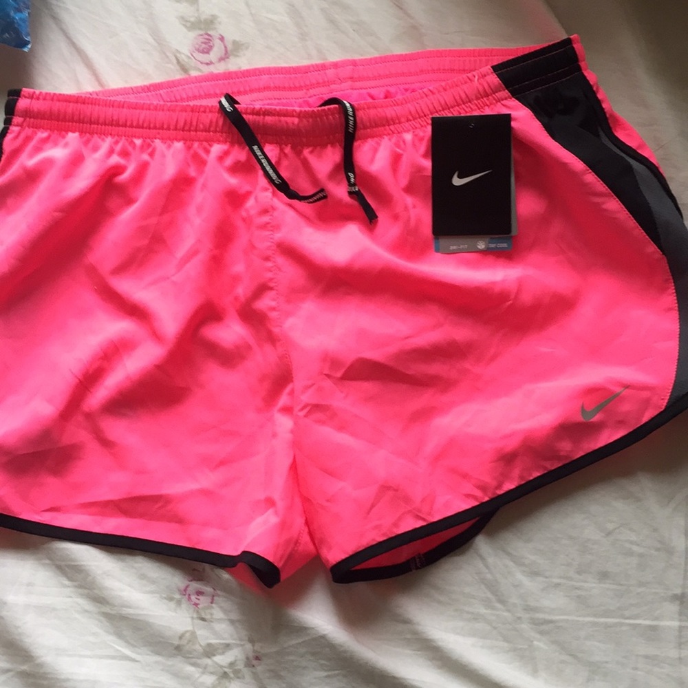 Bright Pink Nike Dri-Fit shorts